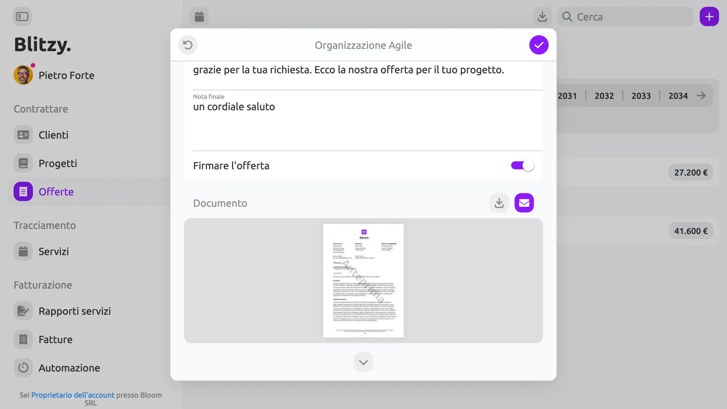 Flusso di offerta it