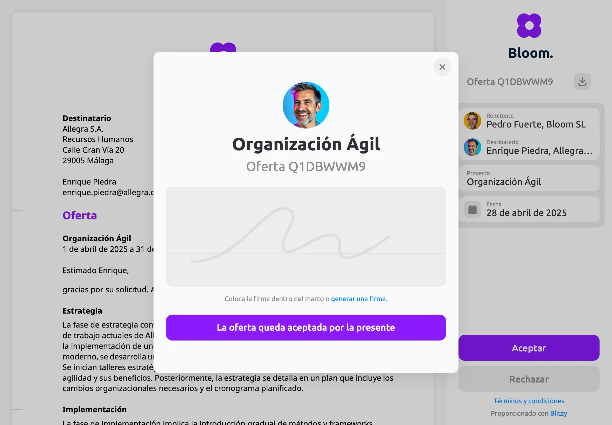 Recibir aprobación es