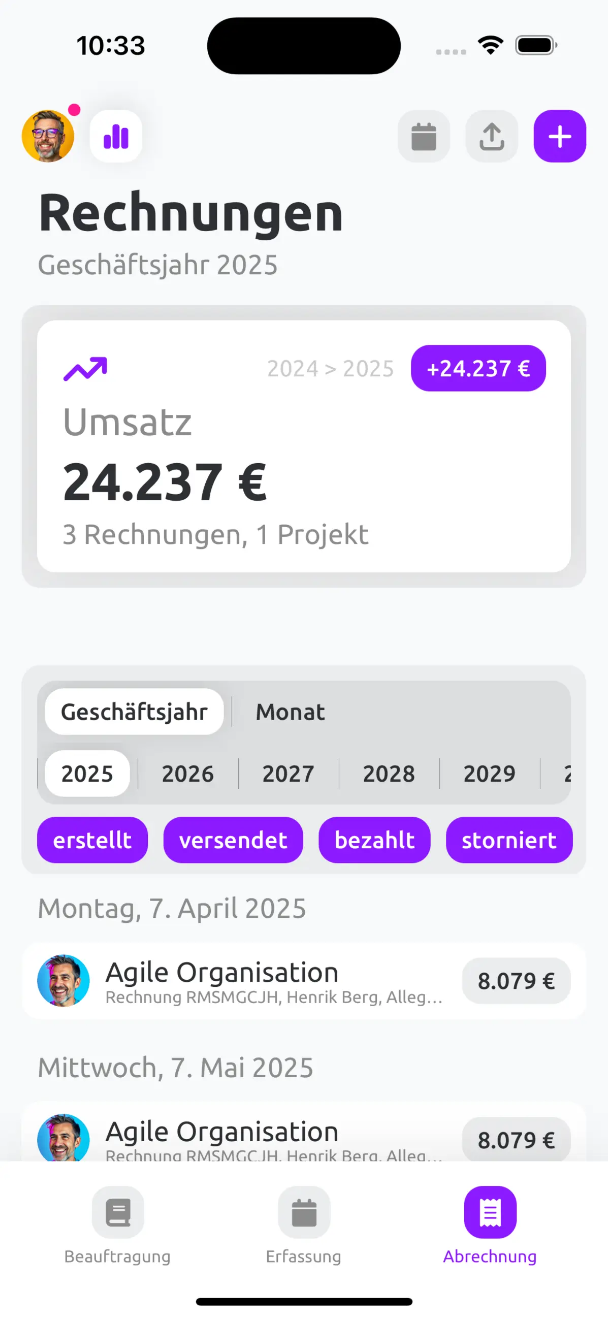 Auswertung de