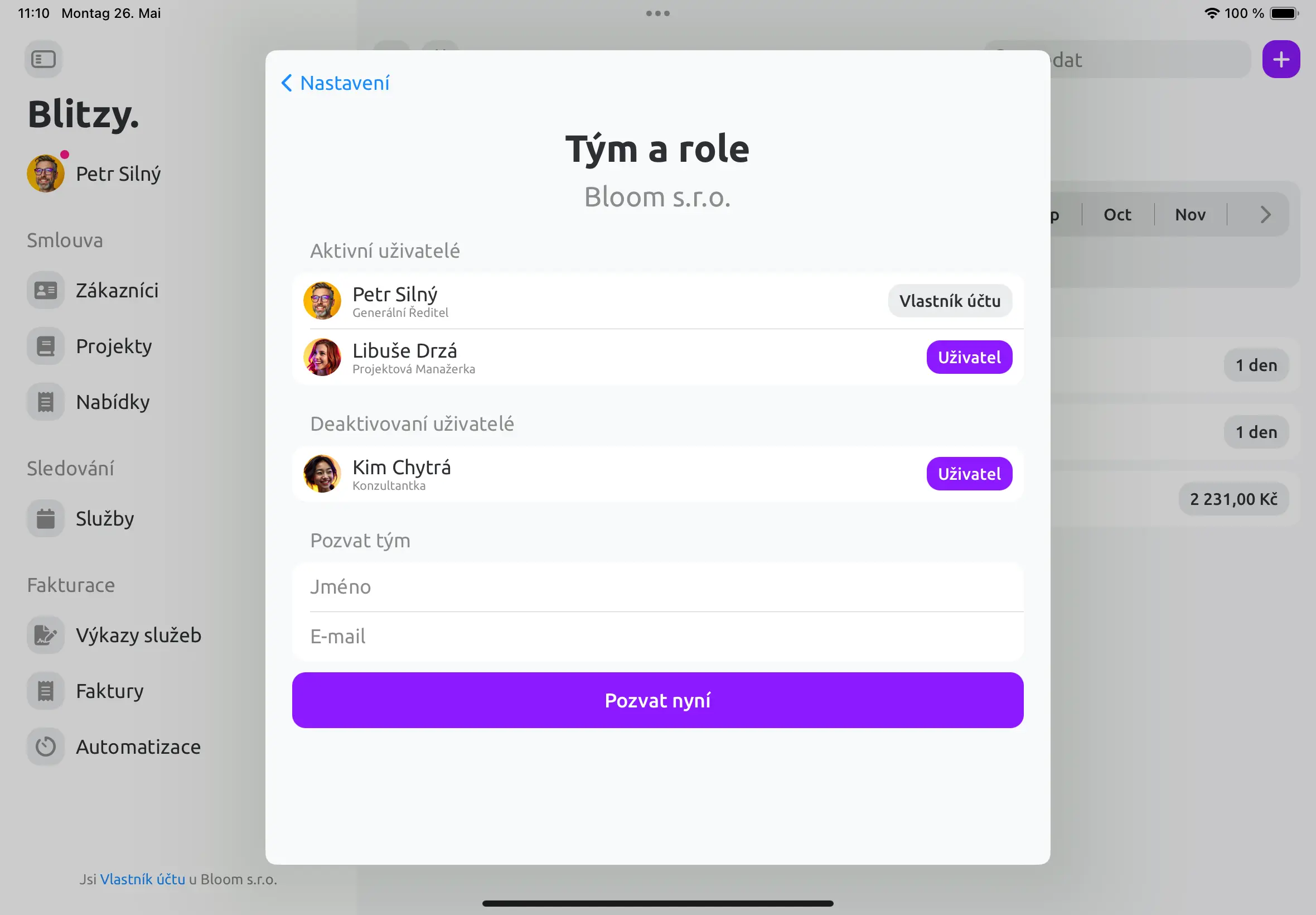 Role a přístup cs
