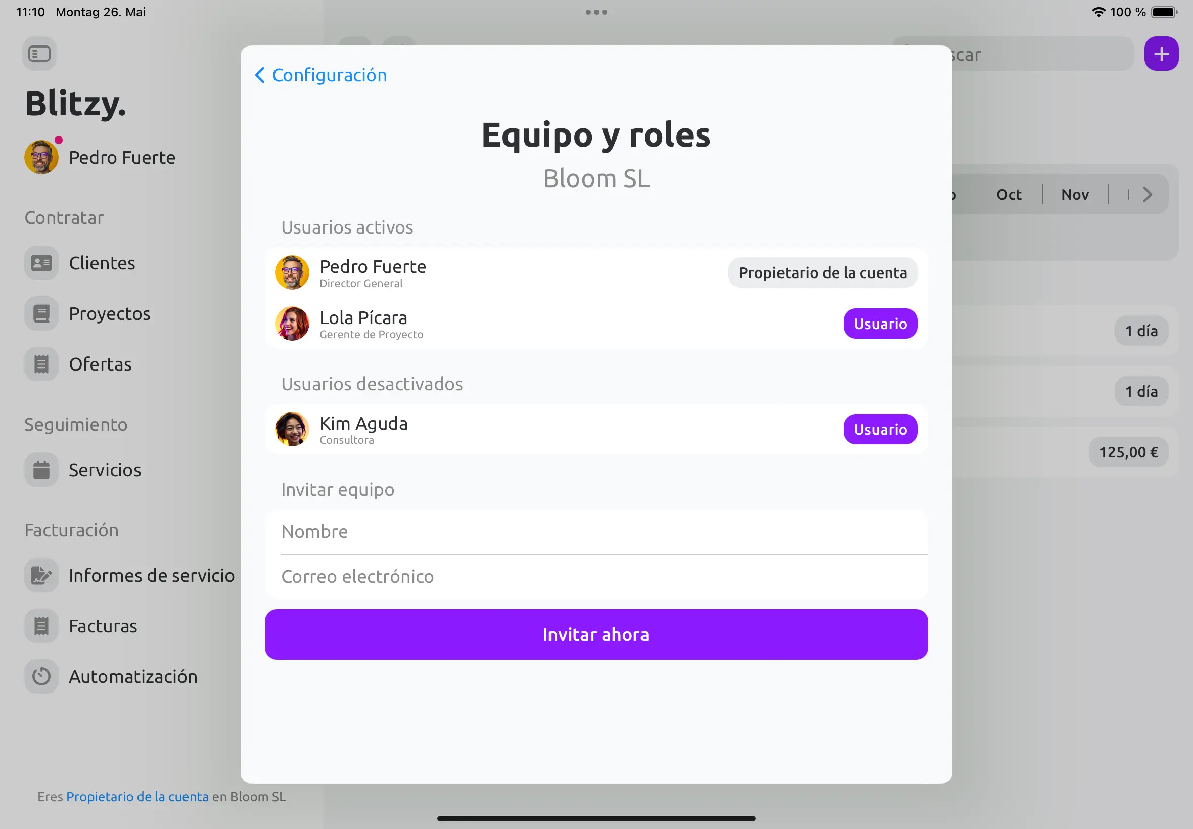 Roles y Acceso es