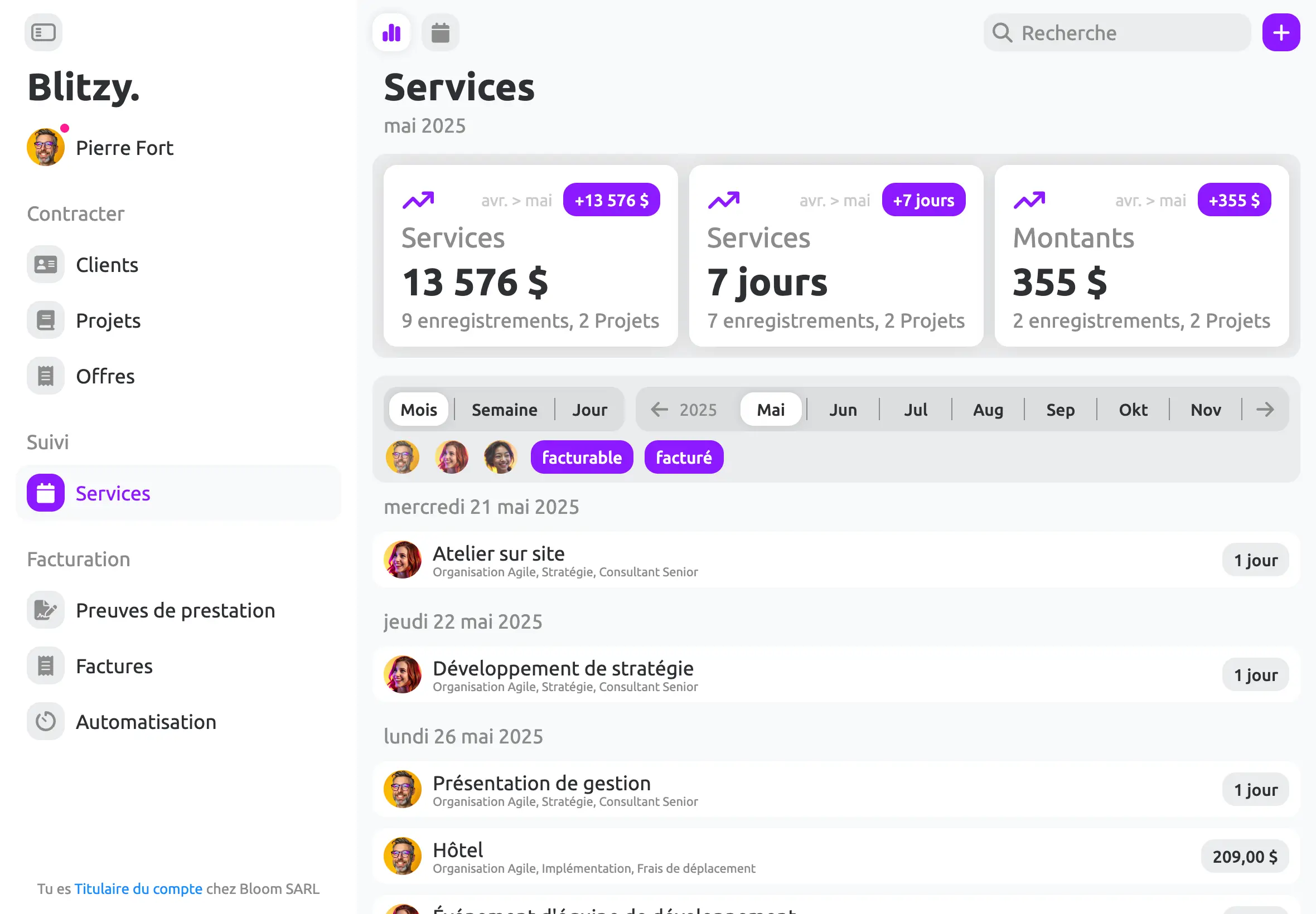 Suivi des services fr-ca