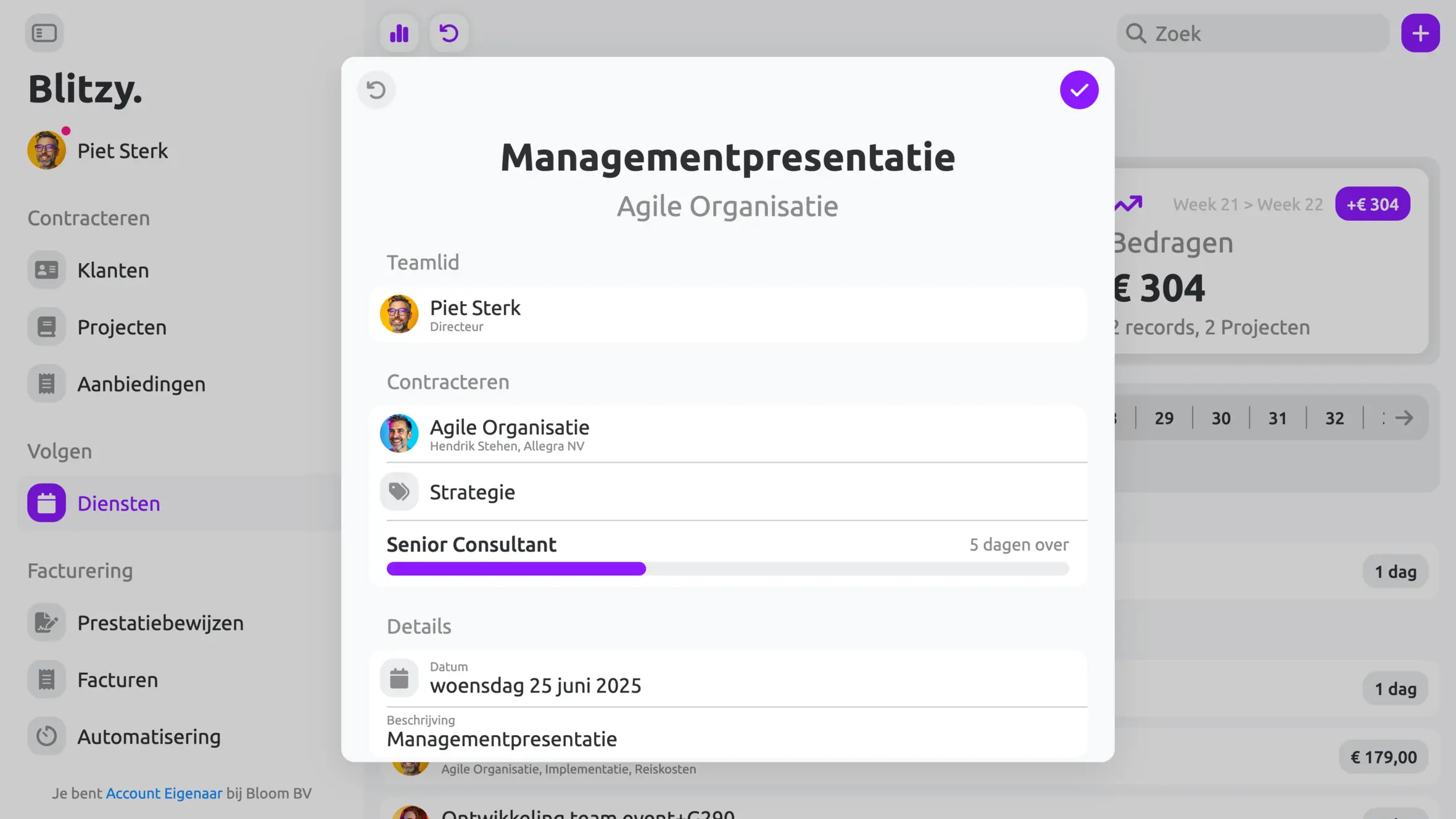 Tracken van diensten nl
