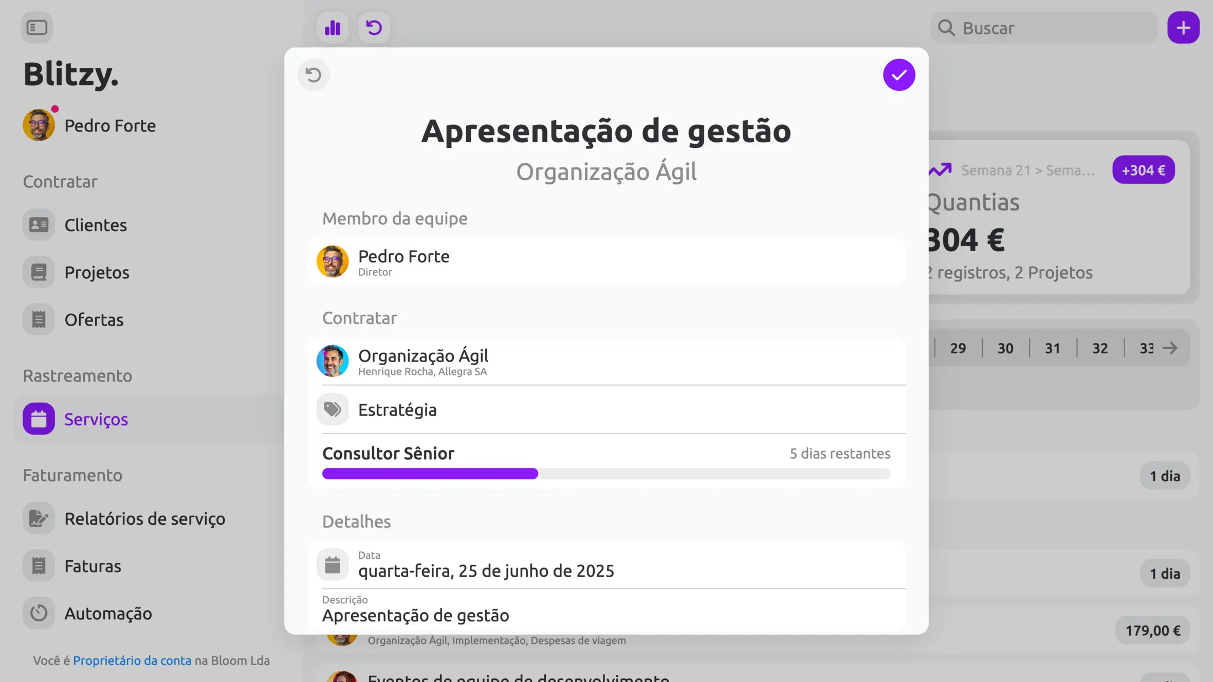 Rastreamento de serviço pt