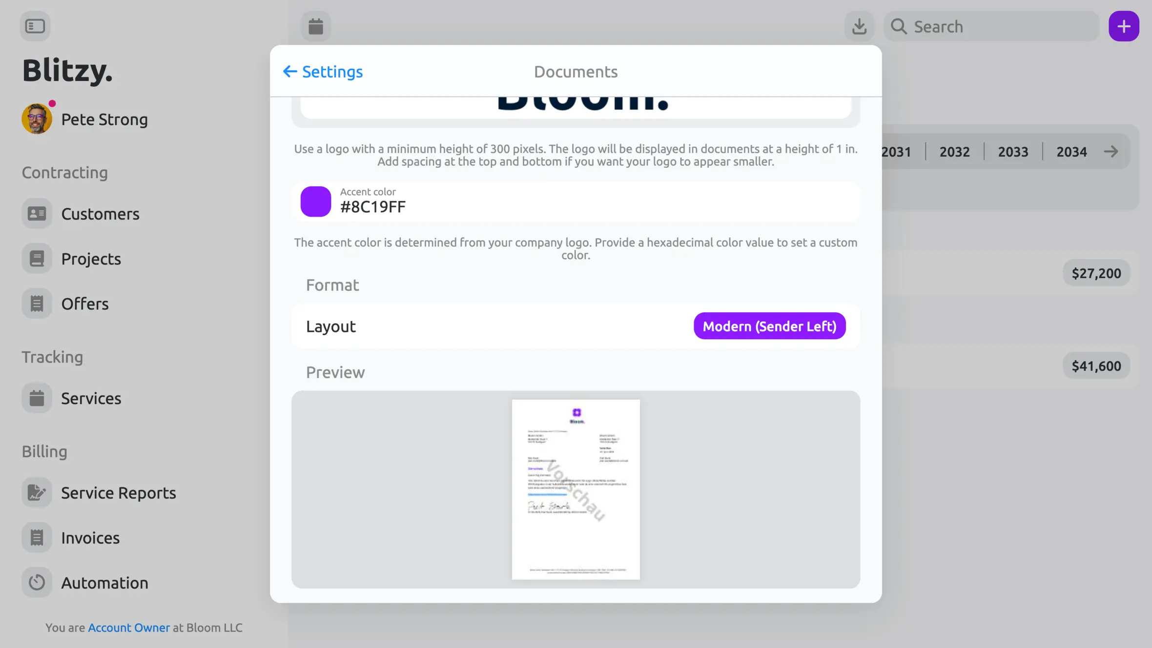 Set up your documents en