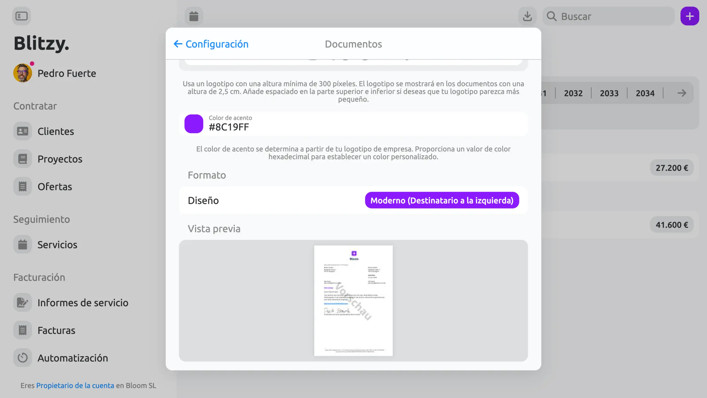 Configura tus documentos es