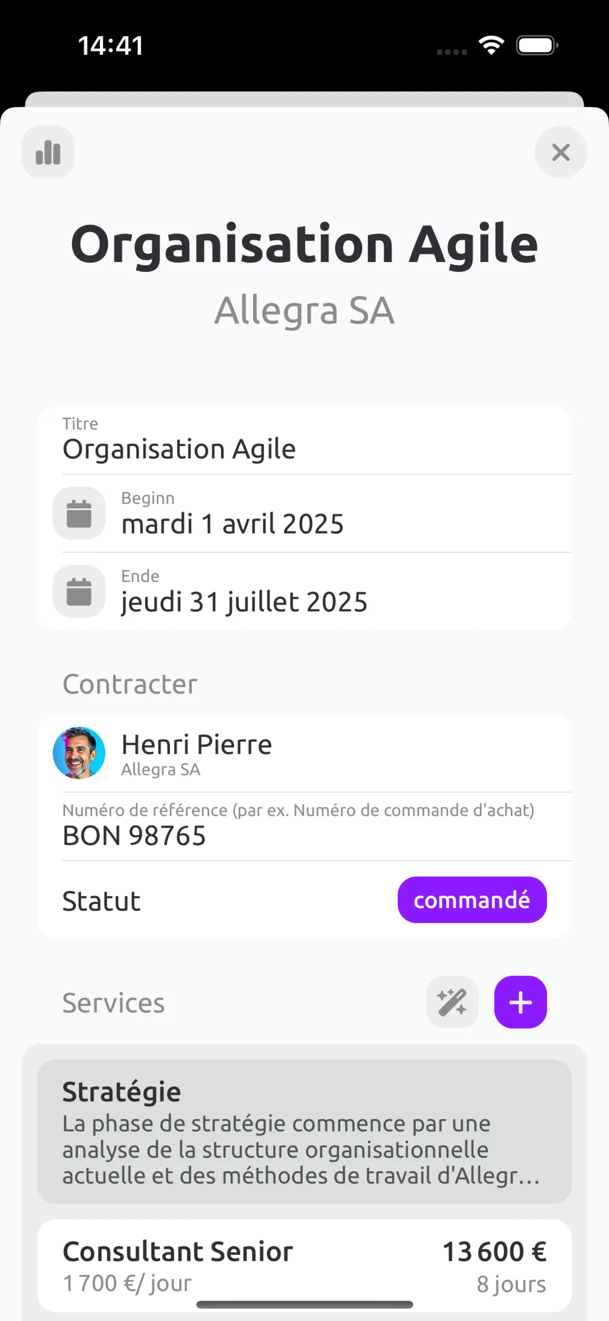 Conseil organisationnel fr