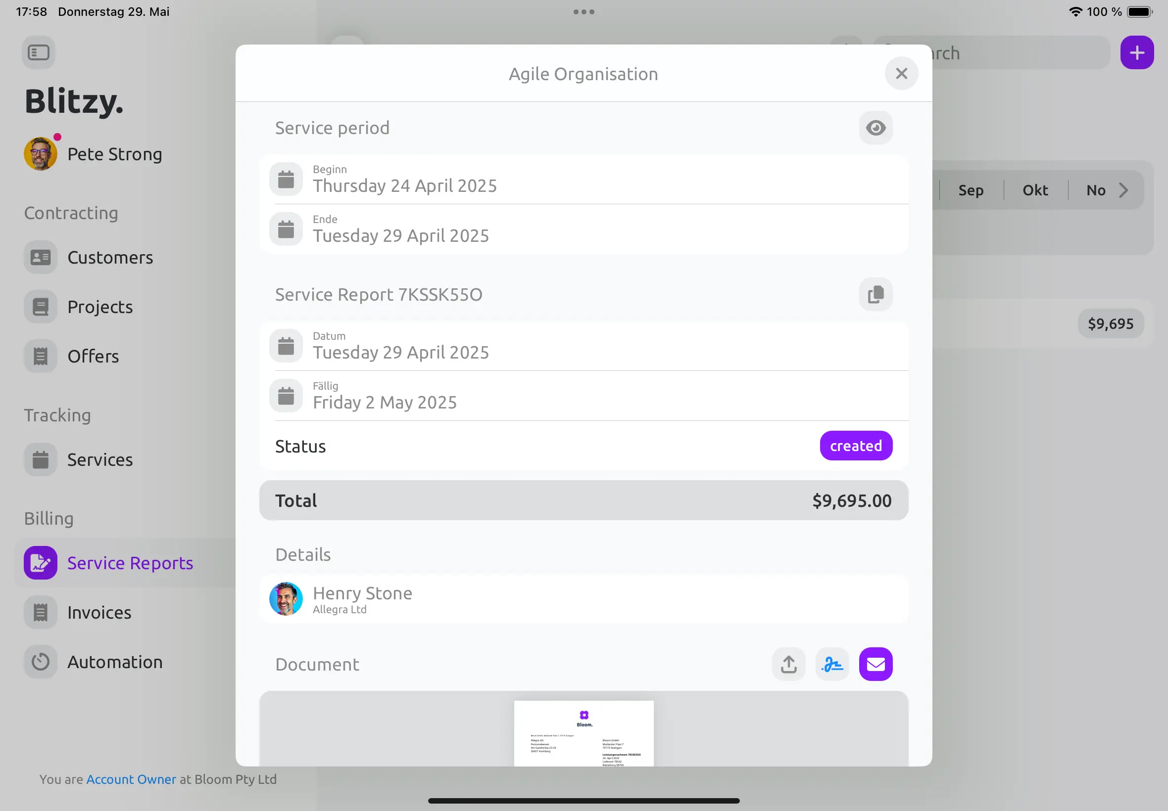 Start billing en-au