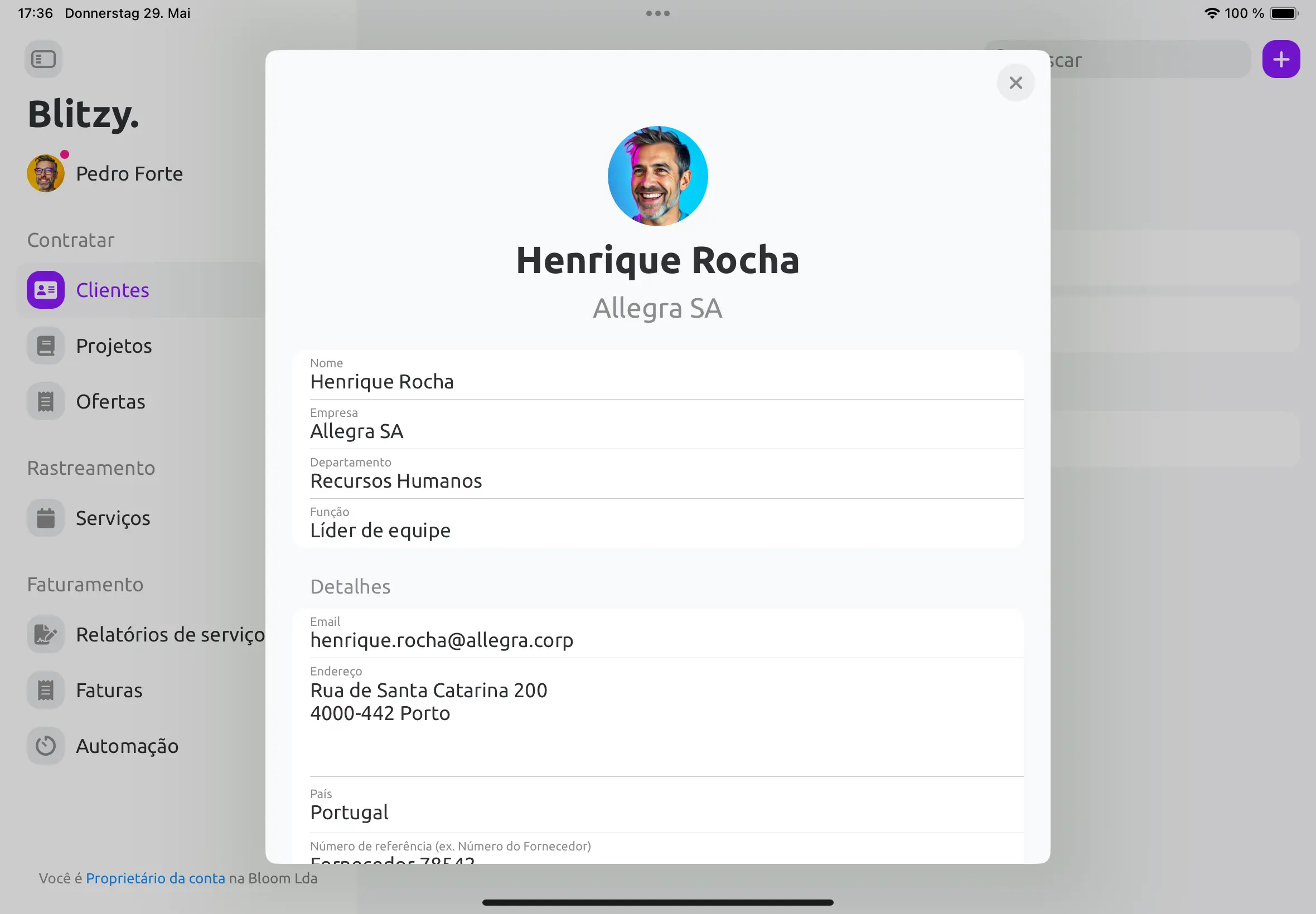 Capturar dados do cliente pt