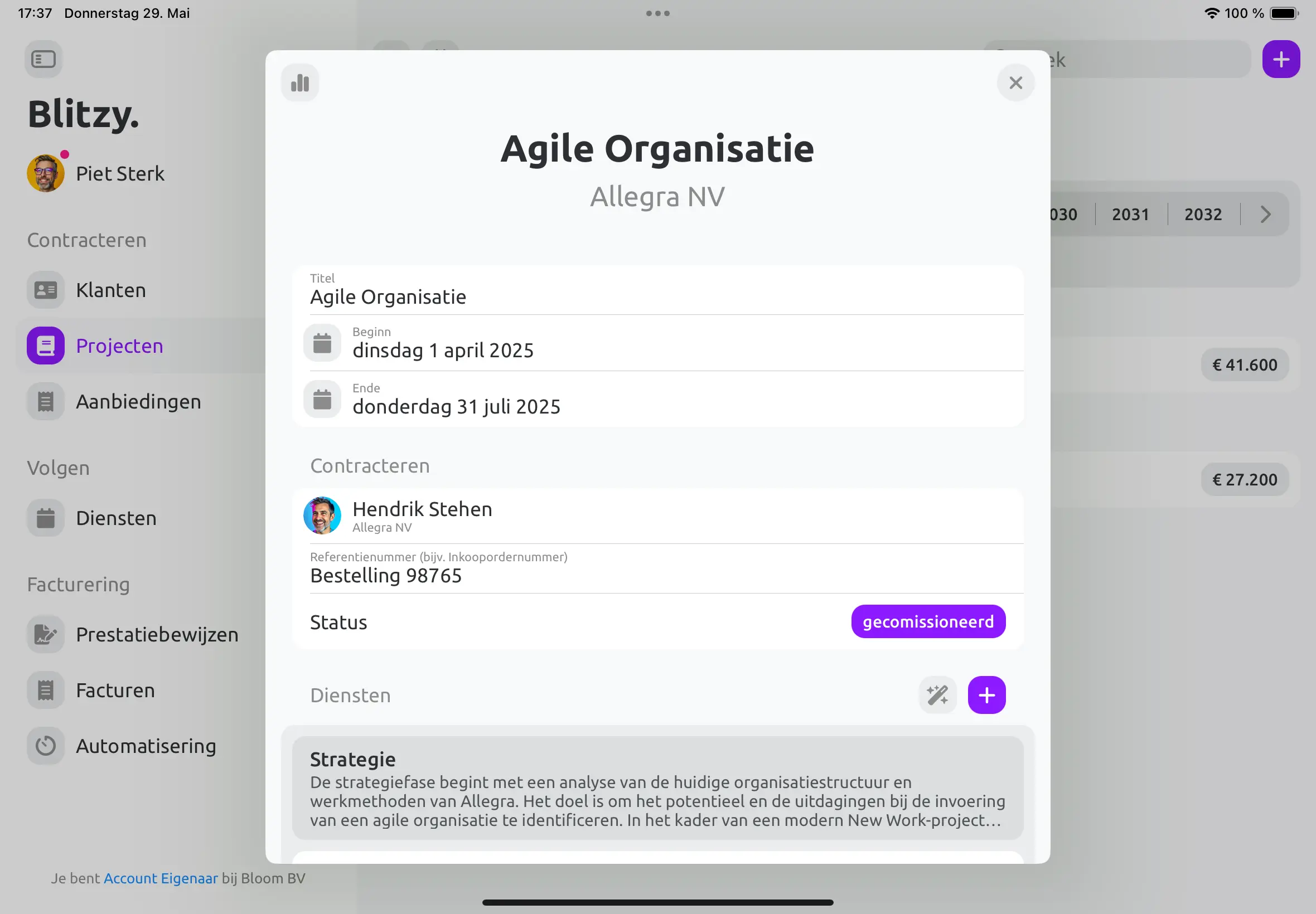 Diensten beschrijven nl