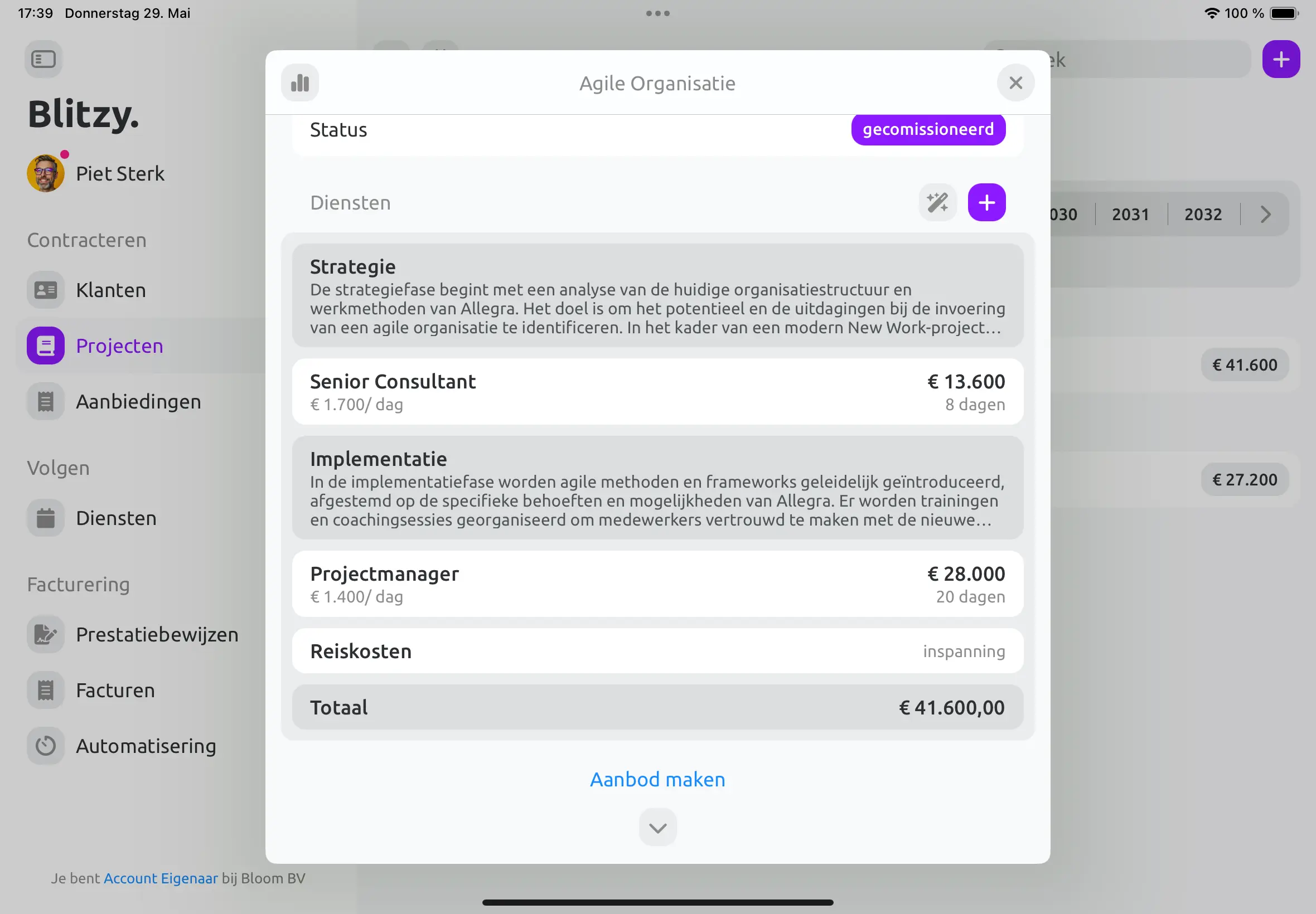 Budget berekenen nl